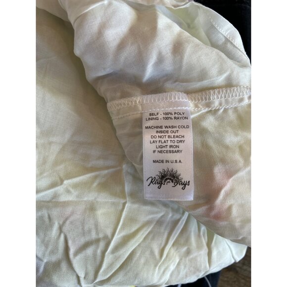 Rays for Days Louise Chiffon Mini Dress Love Bird Floral Womens Size Small - Picture 9 of 9